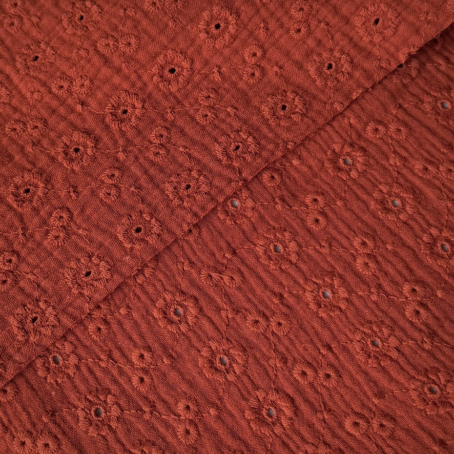 Double Gaze Brodée / Suzy Rouille