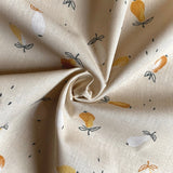 Coupon 1.8 m - Coton Imprimé / Poire Lin