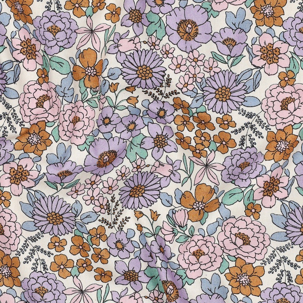Coton Imprimé / Lilas Flowers