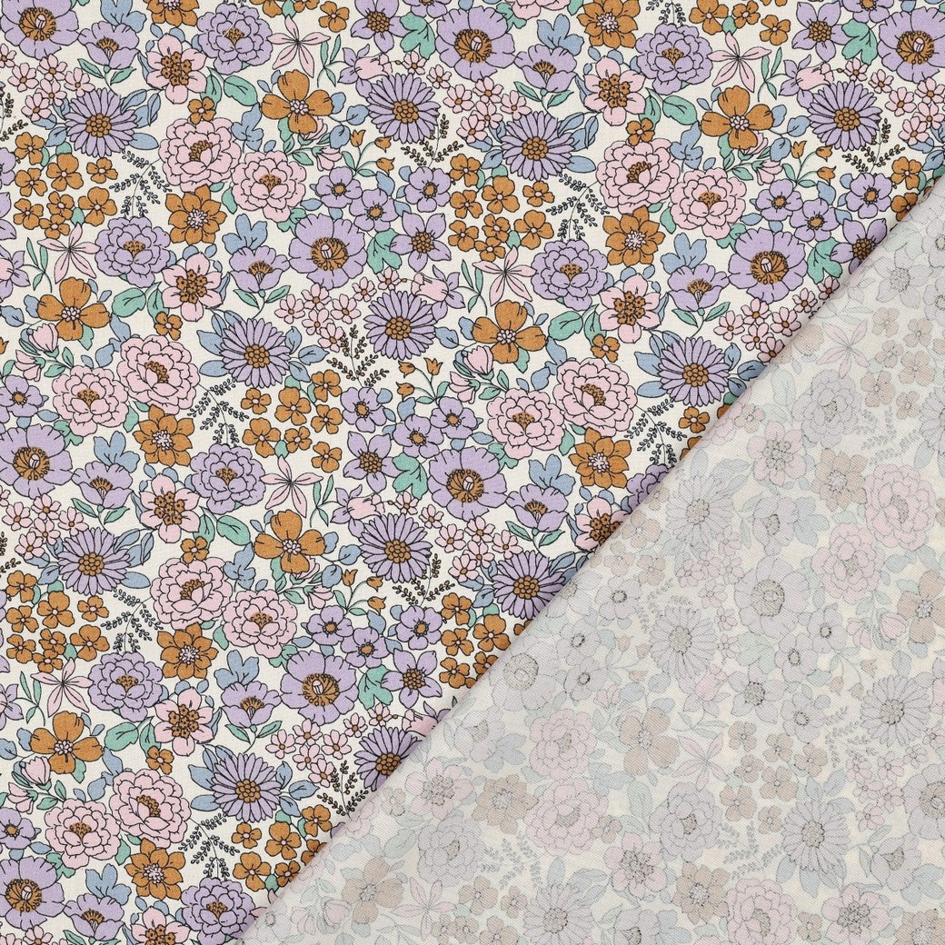 Coton Imprimé / Lilas Flowers