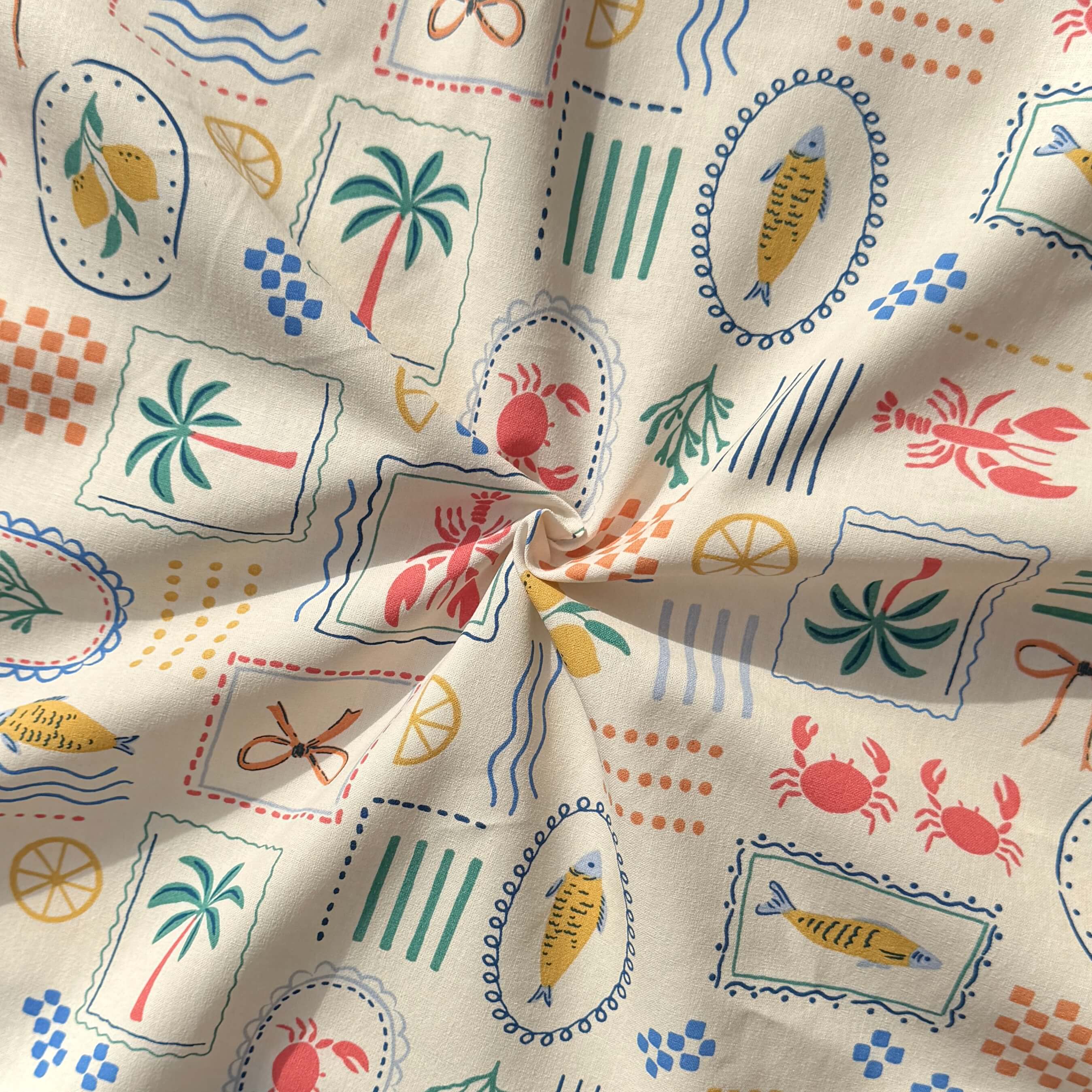 Algodón estampado / Cítricos