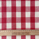 Coupon 50 cm - Coton enduit / Célestin Rouge