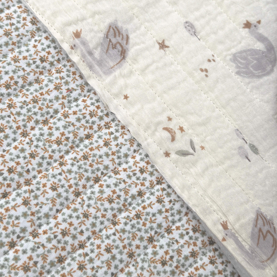 Coupon 60 cm - Matelassé Double Gaze Alba / Double Gaze Pio Ecru