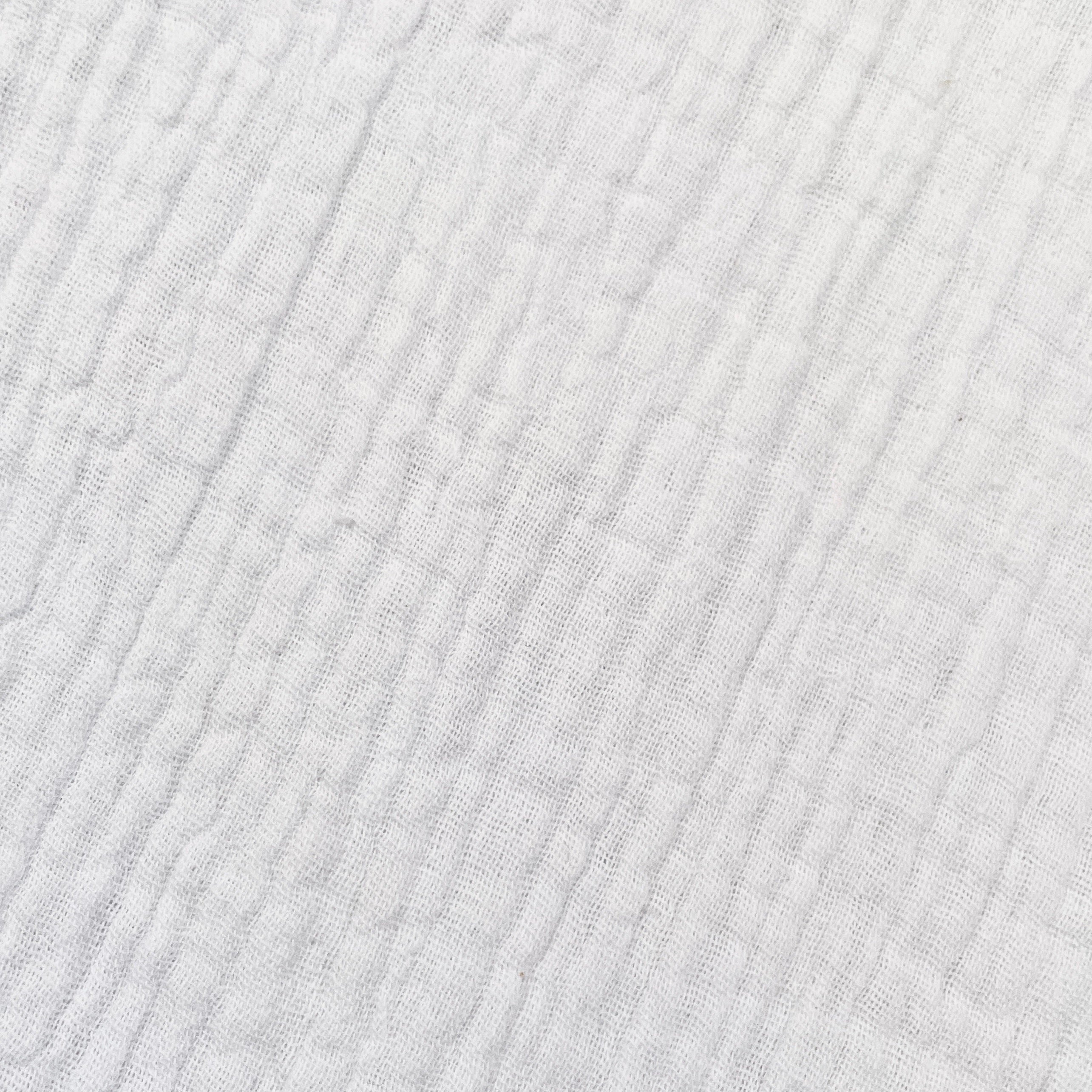 Coupon 1.5 m - Double Gaze / Blanc