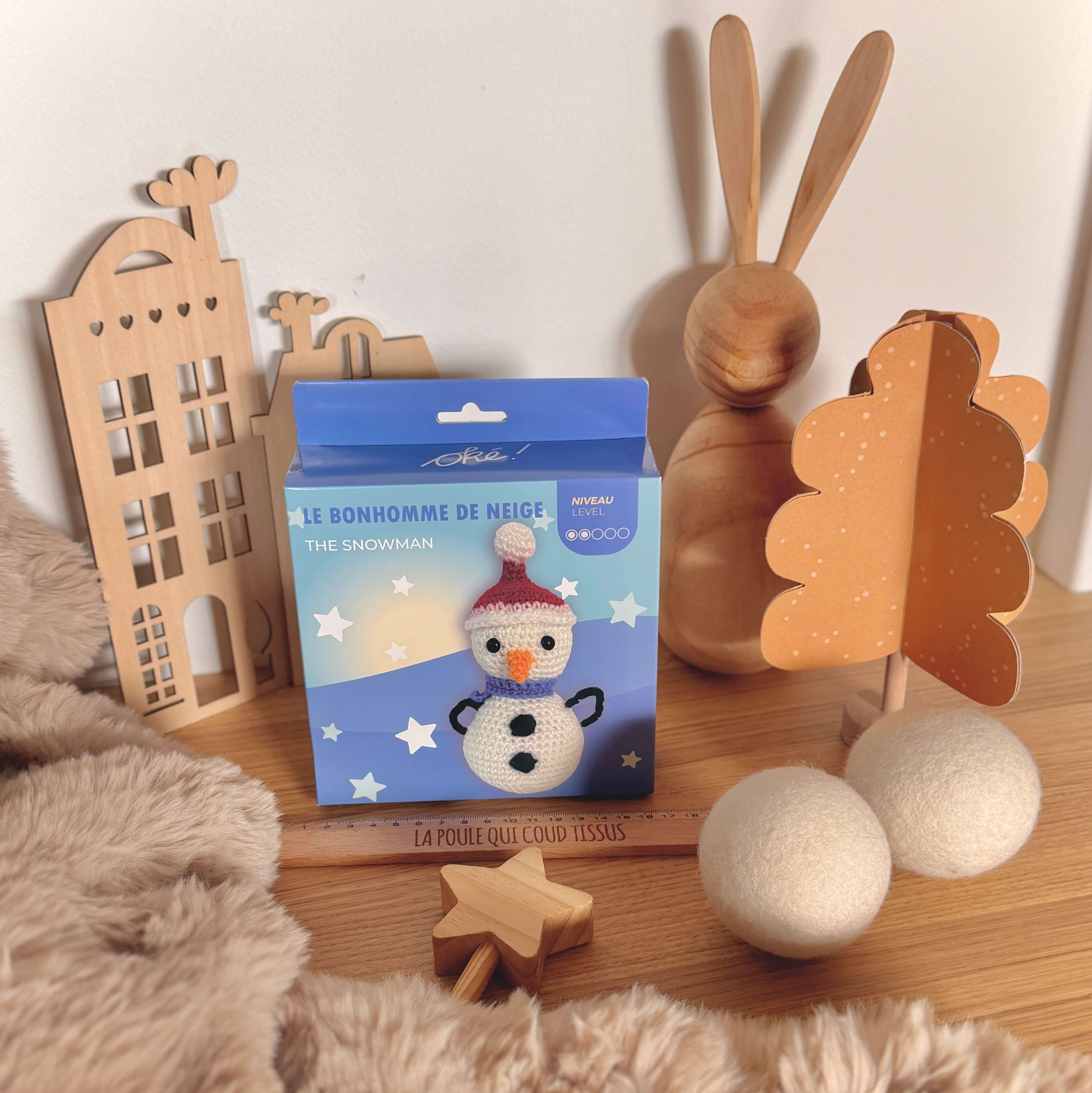 Kit Amigurumi - ☃️ Snow el Muñeco de Nieve ☃️