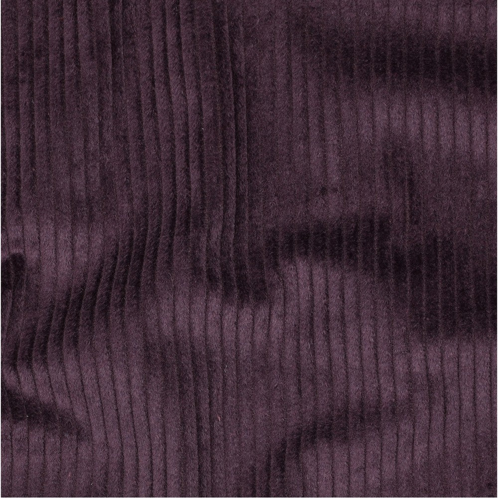 Velours Côtelé 100% Coton / Aubergine