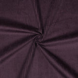 Velours Côtelé 100% Coton / Aubergine