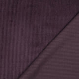 Velours Côtelé 100% Coton / Aubergine