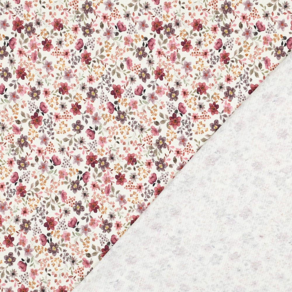 Jersey Côtelé / Digital Flower