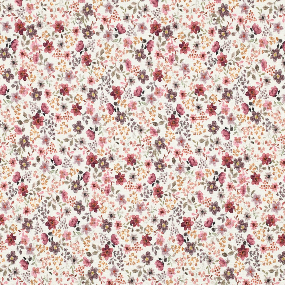 Jersey Côtelé / Digital Flower