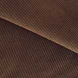 Coupon 70 cm - Velours Côtelé Huggy / Chocolat