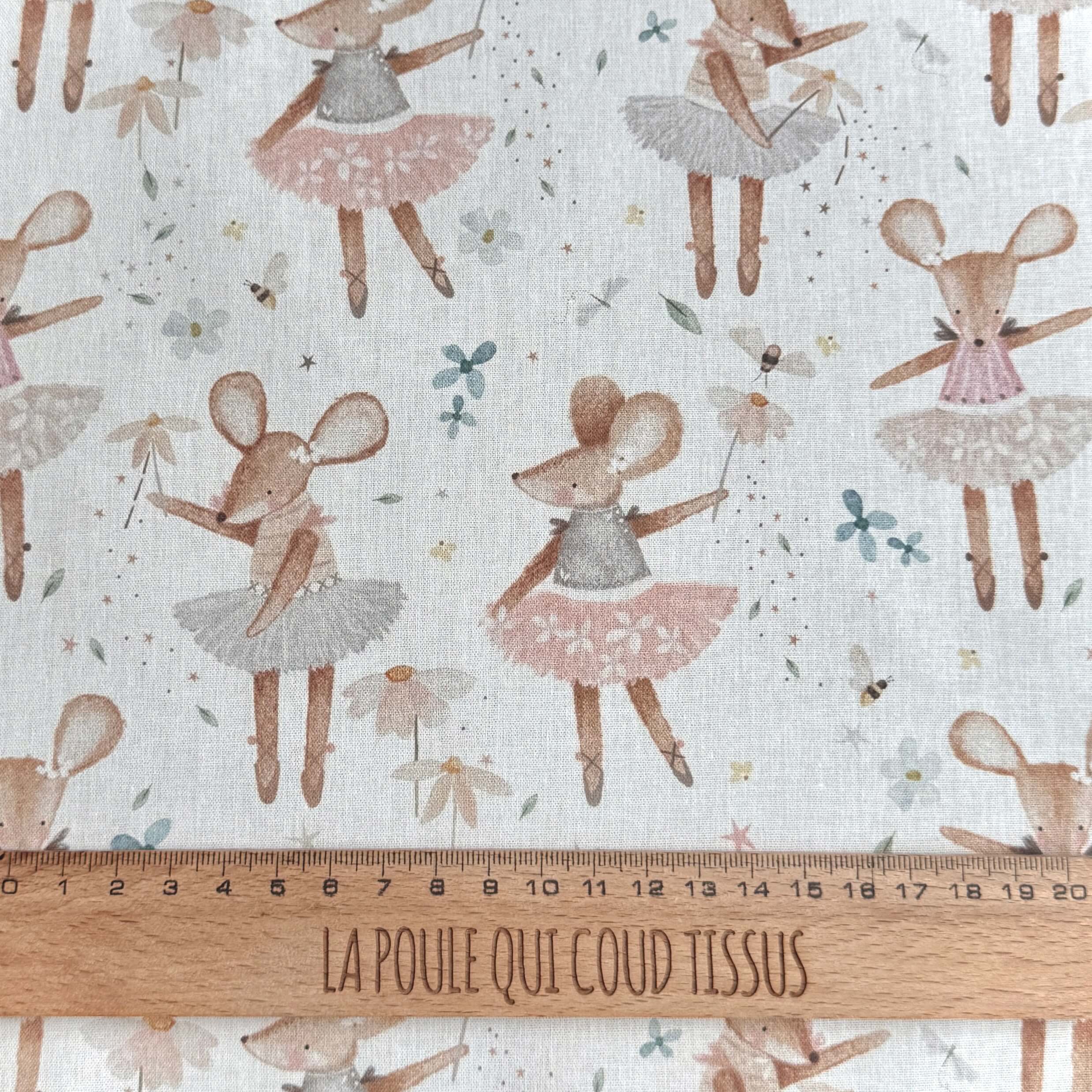 Coupon 80 cm - Coton à Impression Numérique / Aizelle