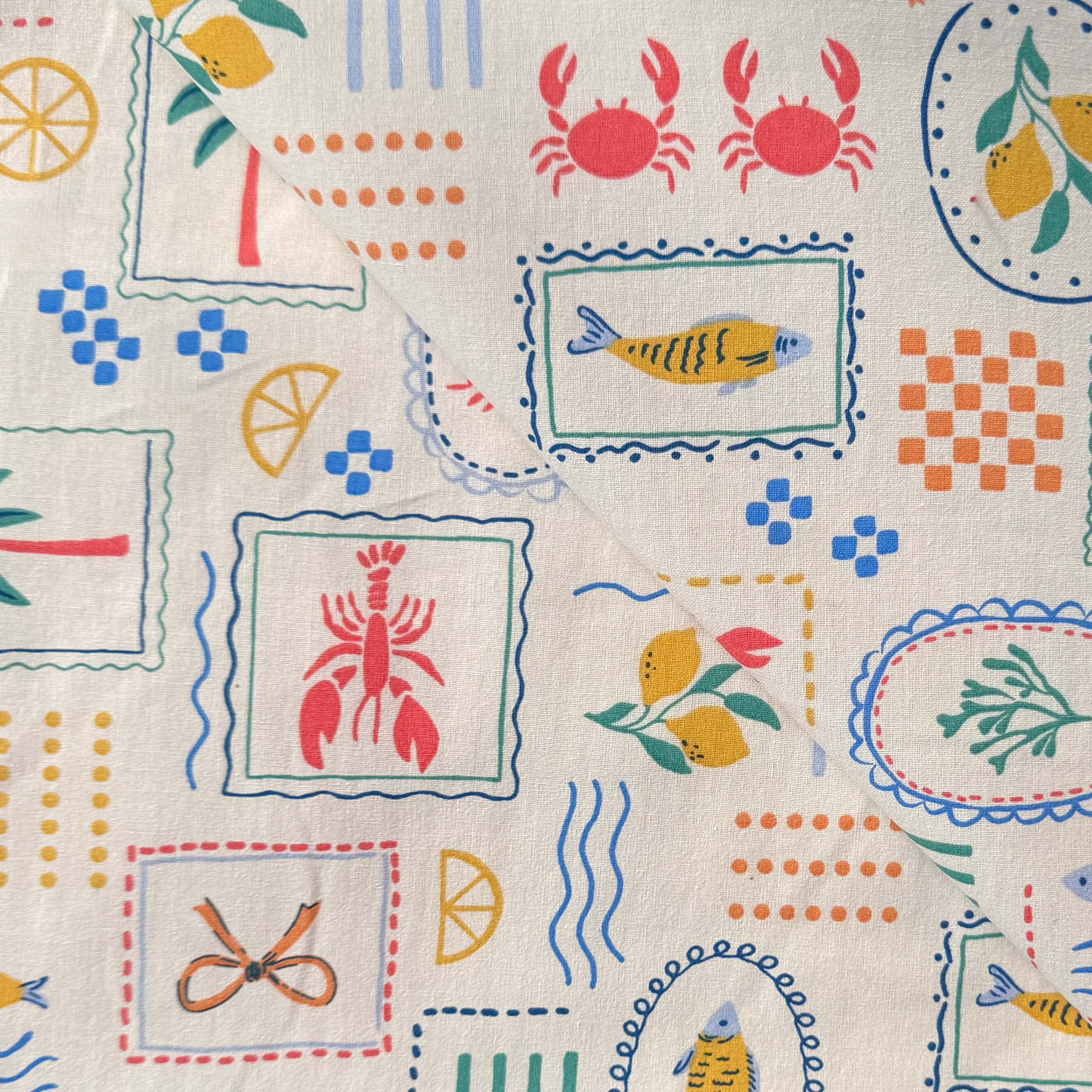 Algodón estampado / Cítricos