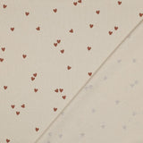 Coupon 1.5 m - Jersey Côtelé / Coeur