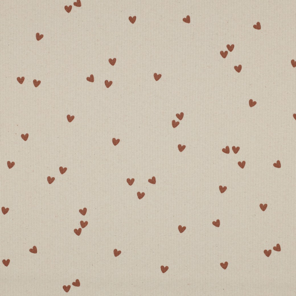 Coupon 1.5 m - Jersey Côtelé / Coeur