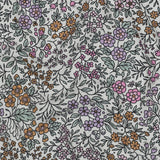 Viscose / Fleurs Blanc Cassé