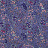 Viscose / Fleurs Violet