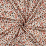Digitally Printed Cotton / Romane White-Blue