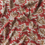 Woven Cotton / Red Celestine