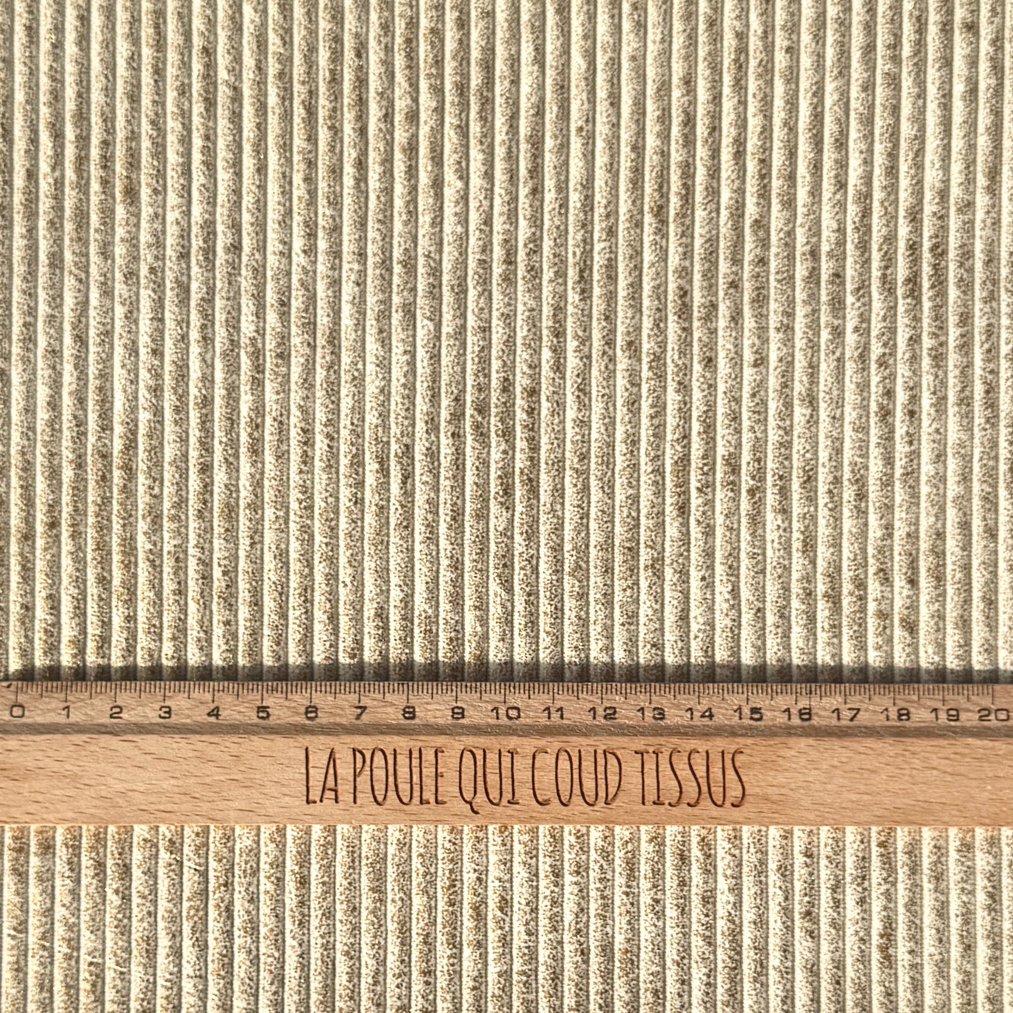 Velours Côtelé Huggy / Gold