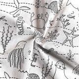 Coton Imprimé à Colorier / Balfok