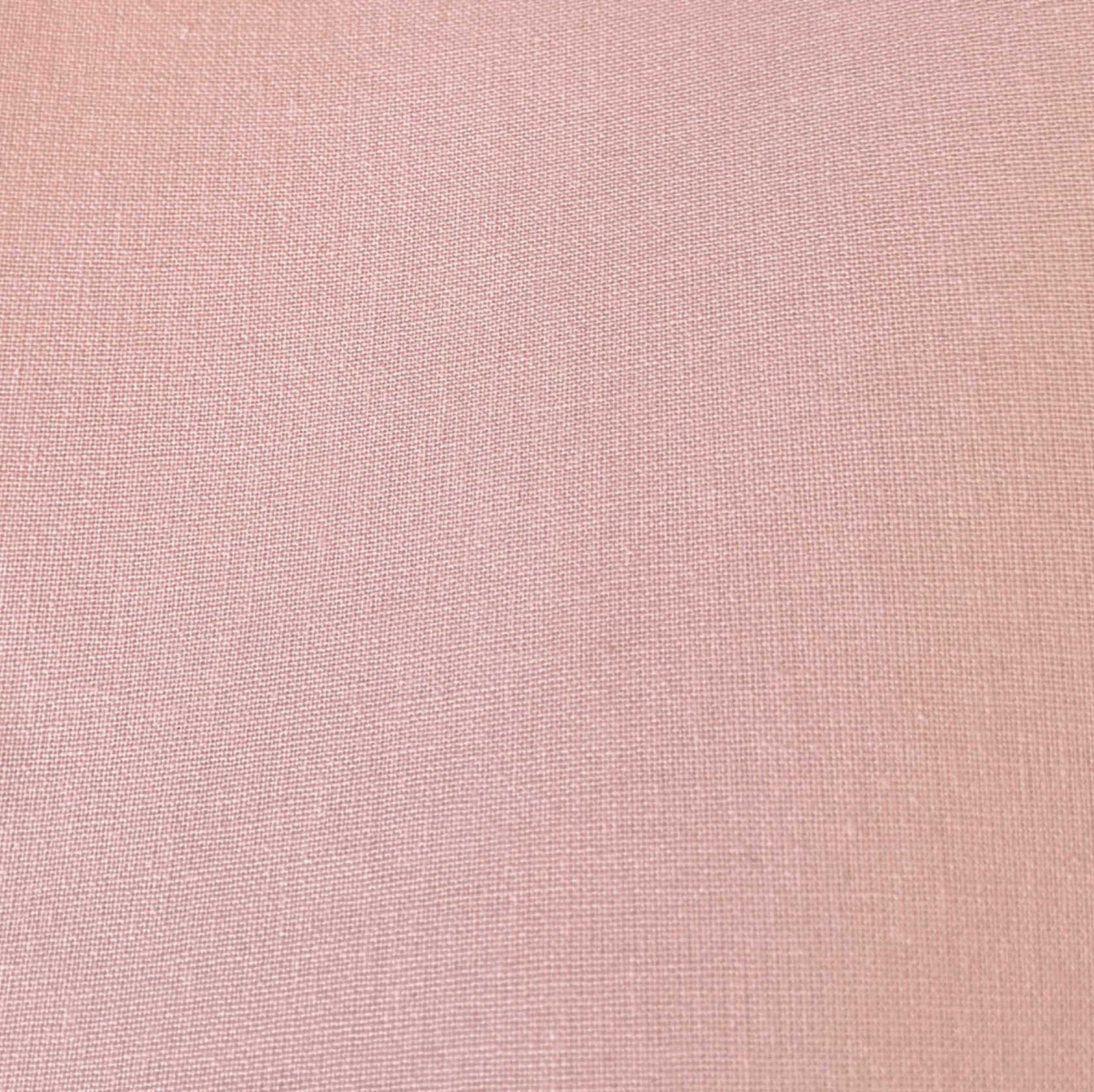 Coupon 80 cm - Coton enduit / Uni Rose Blush