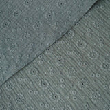 Double Gaze Brodée / Suzy Vert de Gris