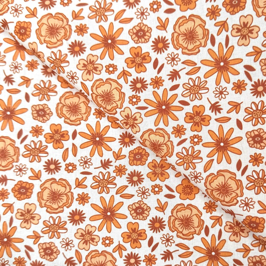 Algodón estampado digitalmente / Hortense