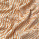 Coupon 90 cm - Double Gaze Double Face Stripes / Lemon - Mangue