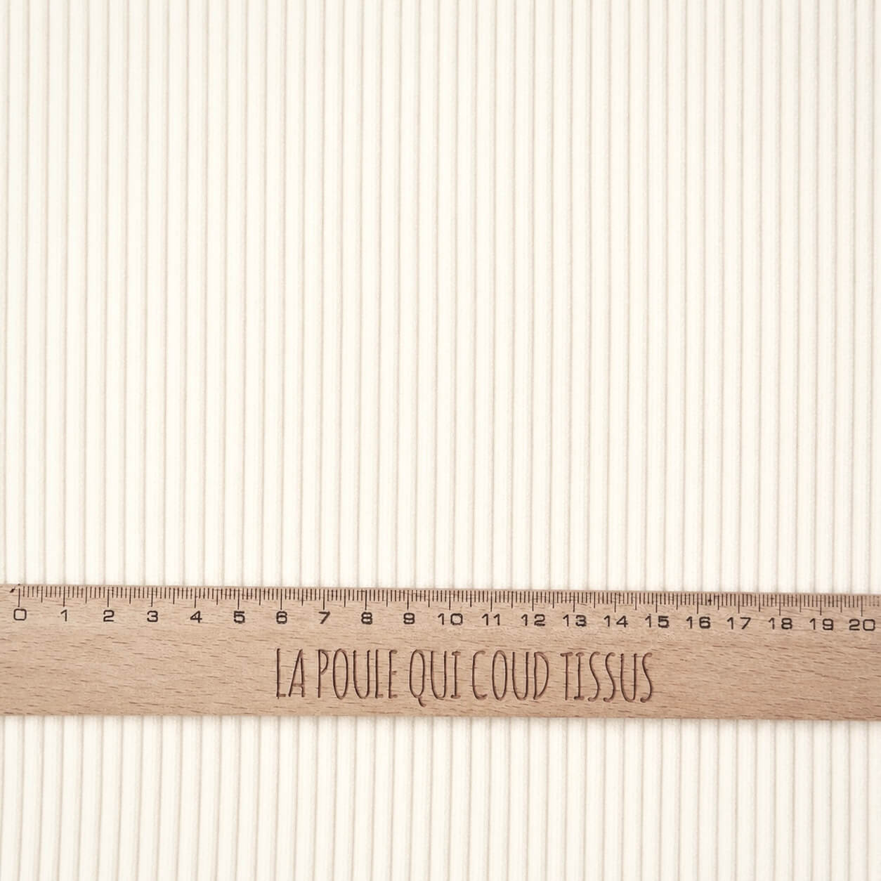 Velours Côtelé 100% Coton Cotis / Ecru