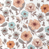 Algodón estampado digitalmente / Hortense