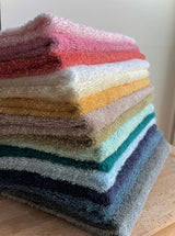 Coupon 1.2 m - Eponge Bouclette 100% Coton  / Pierre Bleue