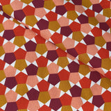 Algodón estampado / Fez rojo
