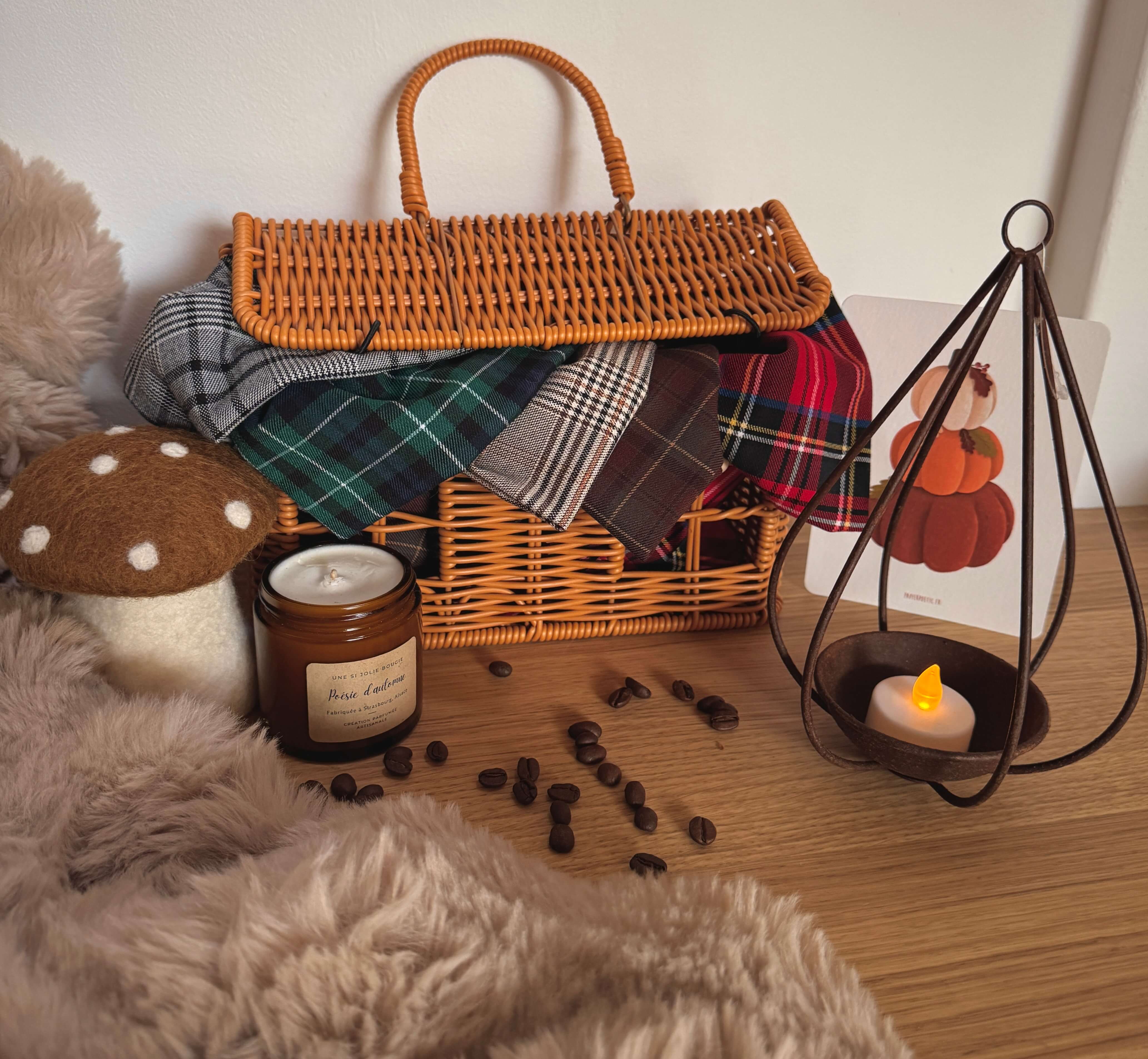 Coupon 50 cm - Tartan / Dan Rouge - Jaune