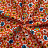 Coupon 2 Mètres - Coton Imprimé / Nami Orange