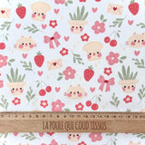 Algodón estampado digitalmente / Hortense