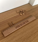Bouton en bois - Étoile, Cœur & Fleur