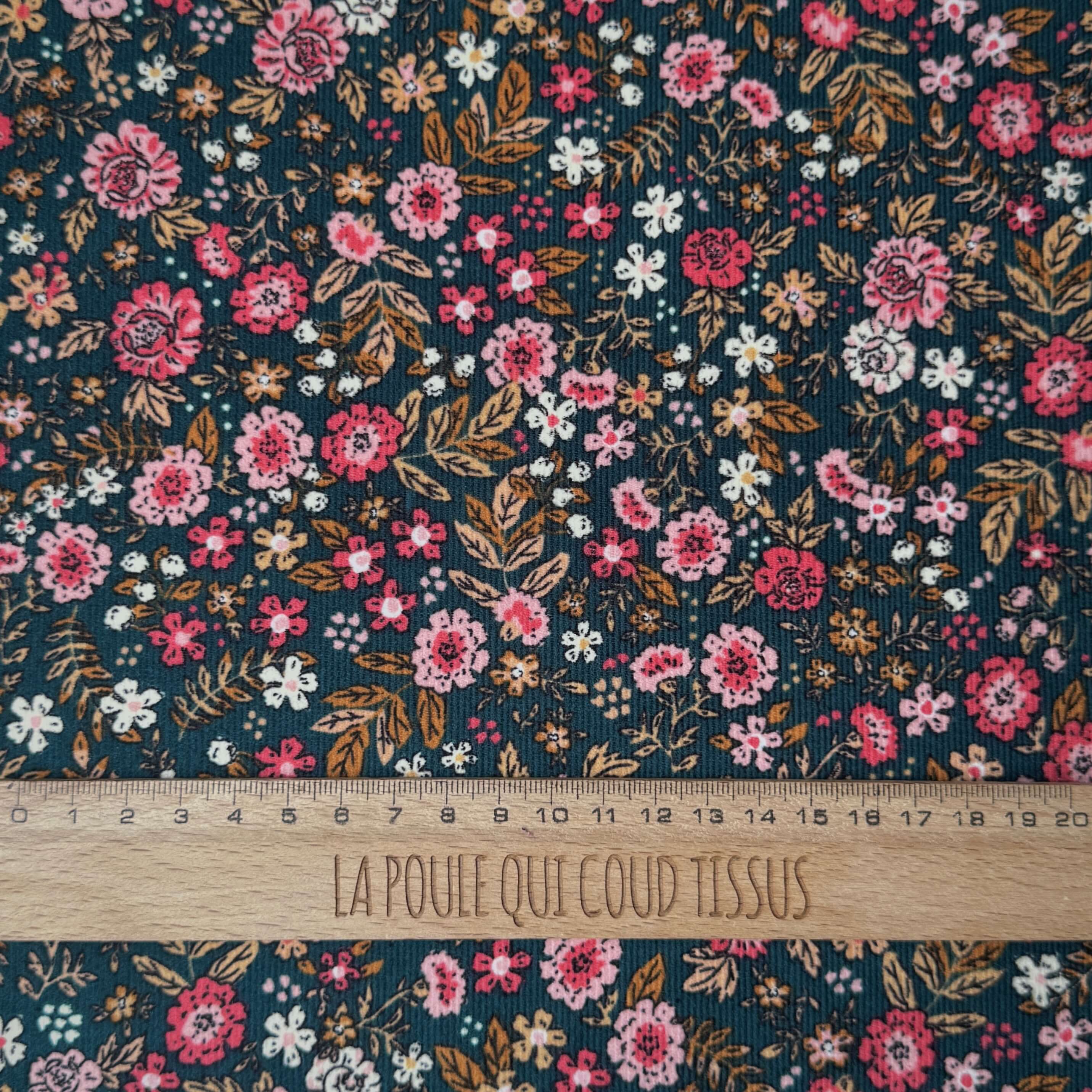 Coupon 1,5 Mètre - Velours Côtelé 1000 Raies / Barjay