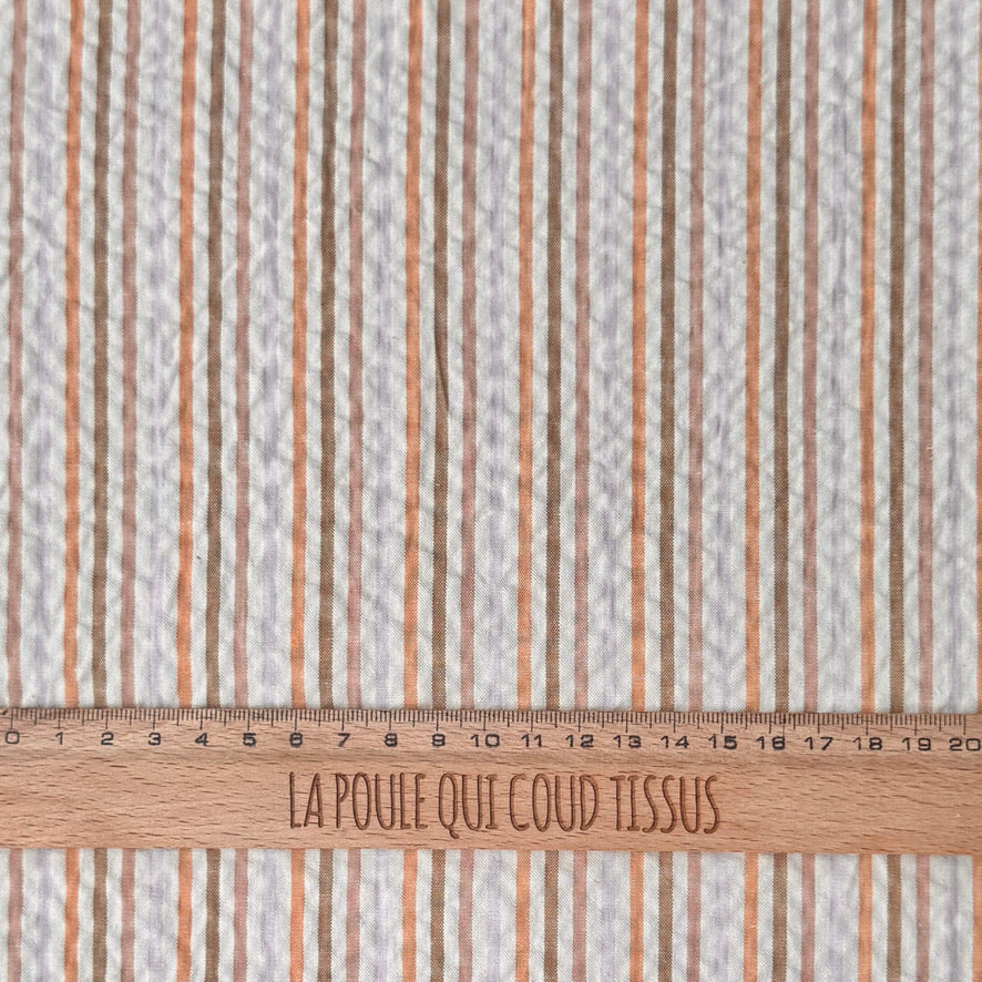 Seersucker / Joe Blanc Ecru - Havane