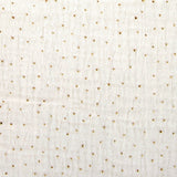 Mousseline de coton / Petits Pois dorés
