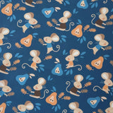 Coton Numérique Exclusif LPQC / Souris Bleu - Gris