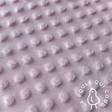 Coupon 50 cm - Minky Bubble / Rose