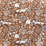 Coupon 90 cm - Coton Imprimé / Campana Camel