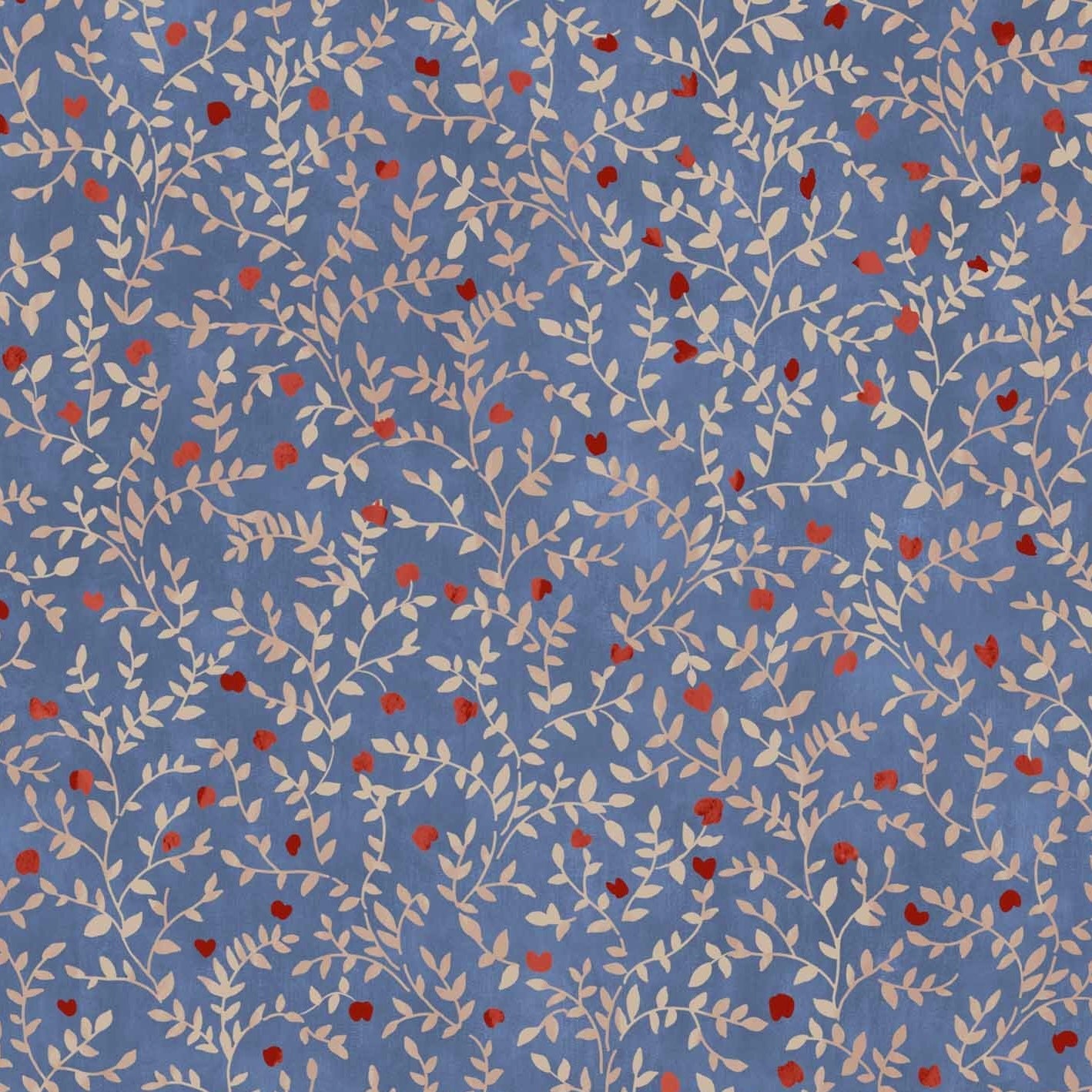 Popeline de coton / Love Flowers