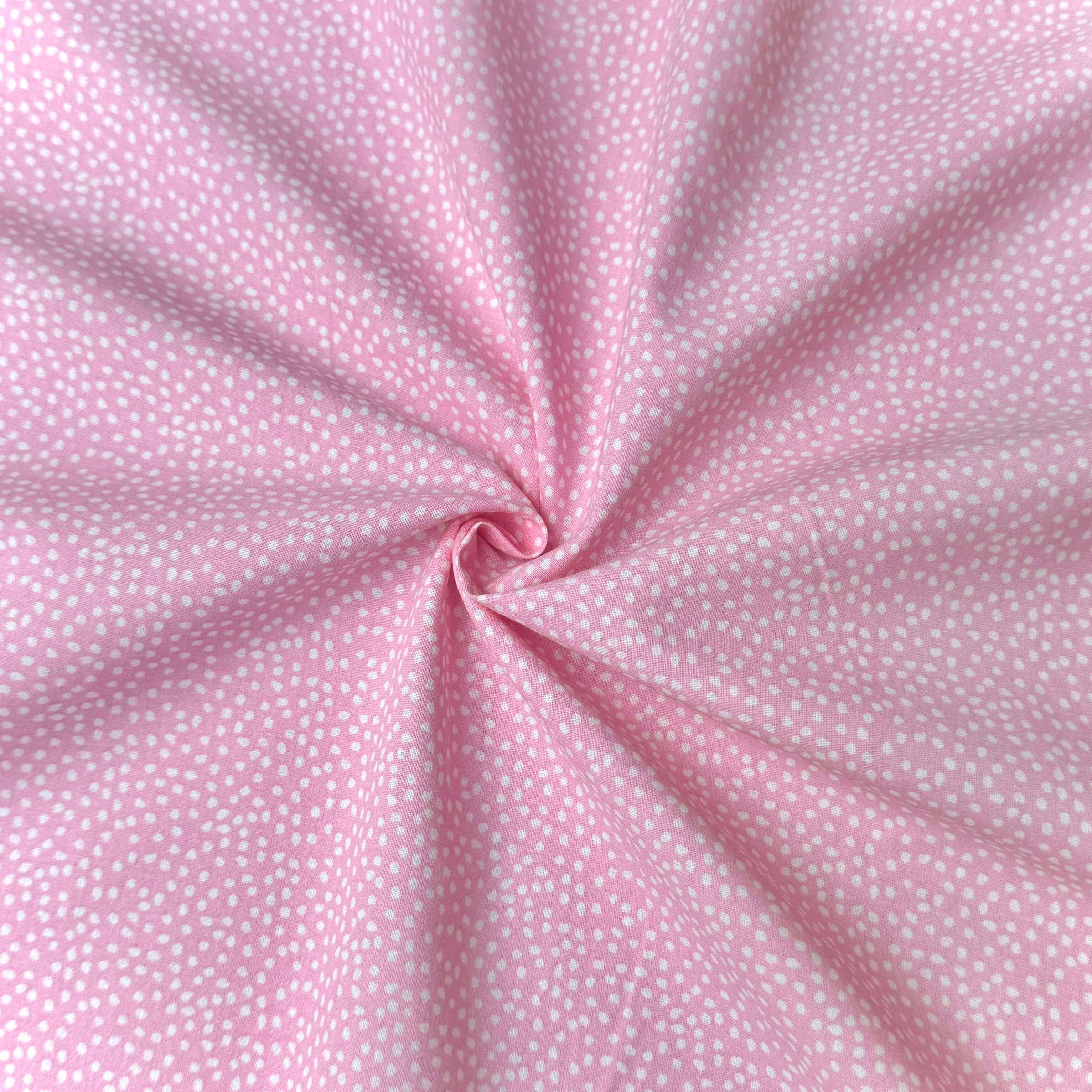 Coupon 50 cm - Coton Imprimé / Tassi Rose