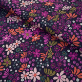 Coupon 1.3 m - Coton Imprimé / Maria Violet