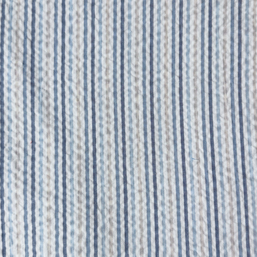Seersucker / Joe Blanc Cassé - Bleu