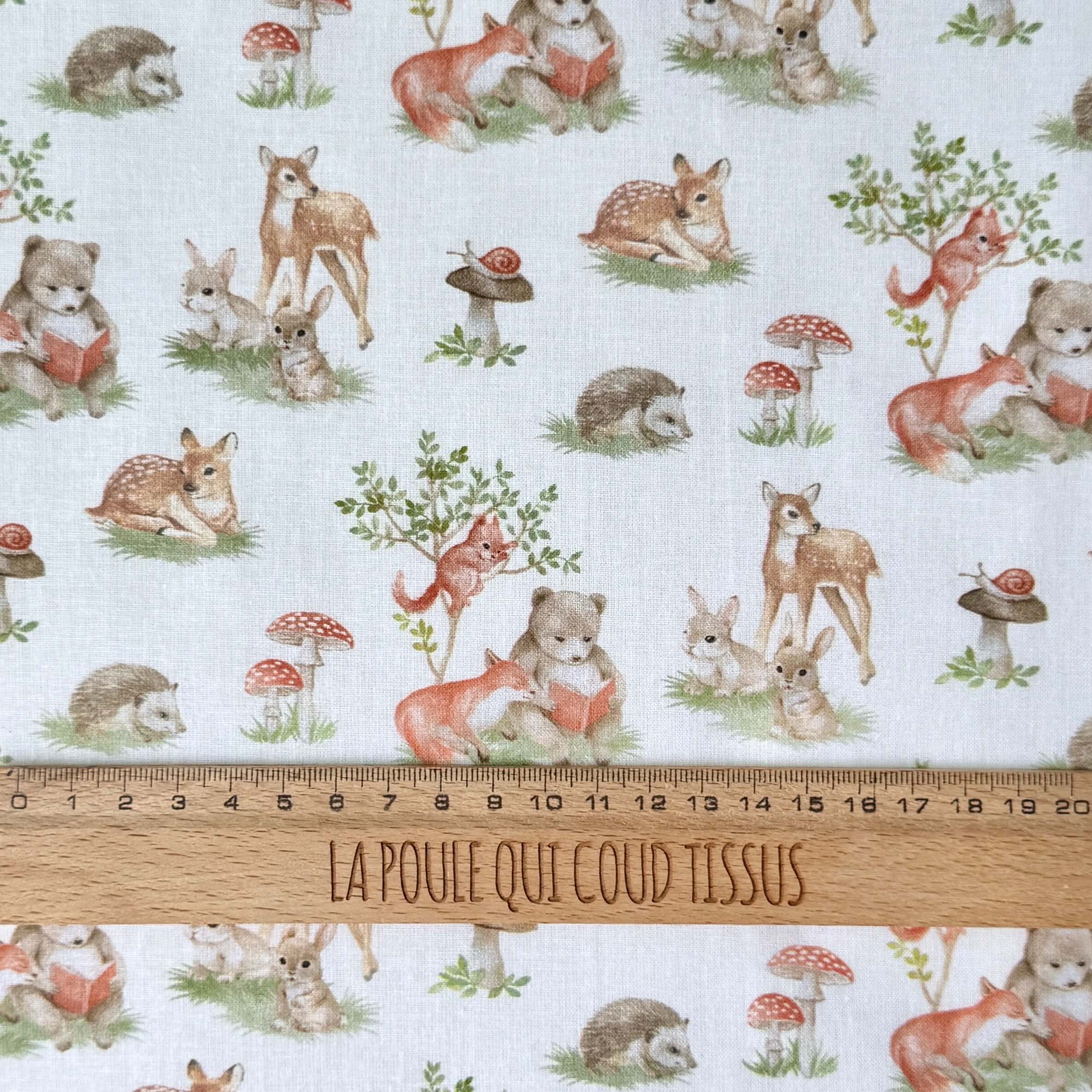 Coton à Impression Numérique / Bosquet