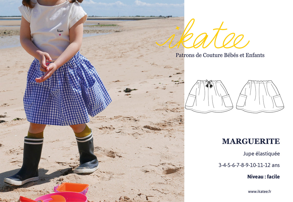 Patrón de Costura - Ikatee / Falda Niña MARGUERITE