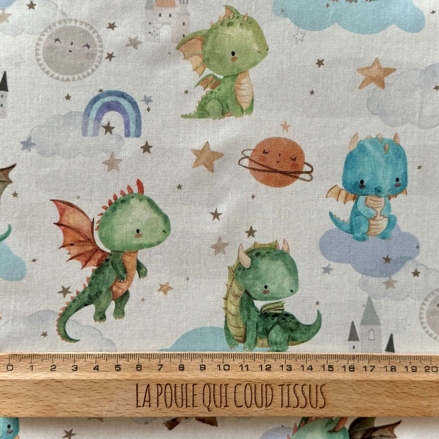 Coupon 1.8 m - Coton à Impression Numérique / Taoki
